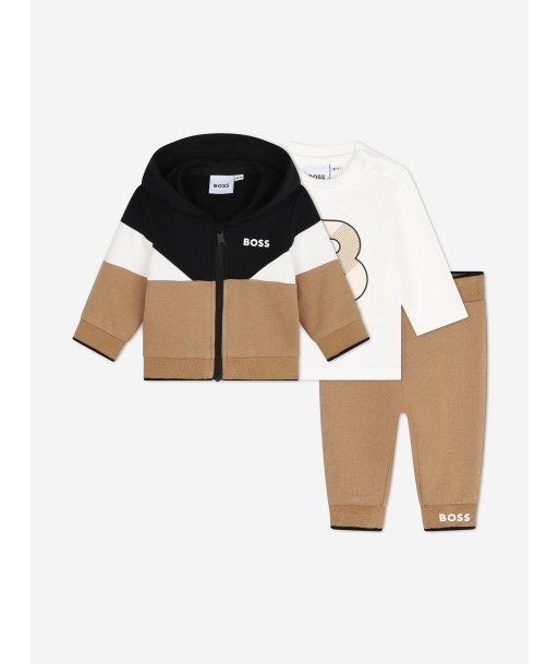 BOSS Baby Boys Tracksuit Gift Set in Brown l'achat 