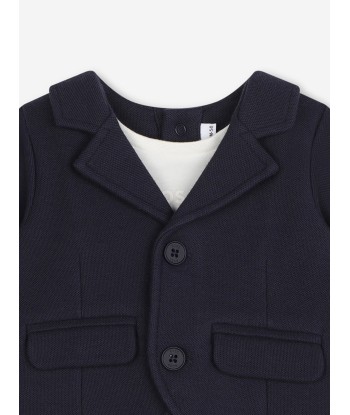 BOSS Baby Boys Ceremony Suit Romper in Navy 2 - 3 jours ouvrés.