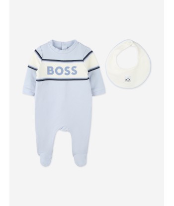 BOSS Baby Boys Babygrow Gift Set in Blue de la marque