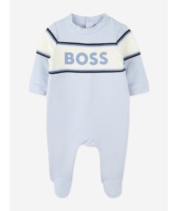 BOSS Baby Boys Babygrow Gift Set in Blue de la marque