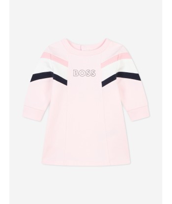 BOSS Baby Girls Jersey Dress in Pink Livraison rapide