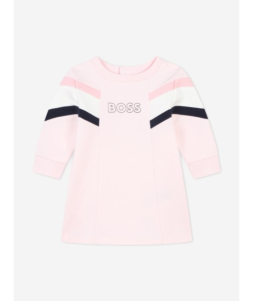 BOSS Baby Girls Jersey Dress in Pink Livraison rapide