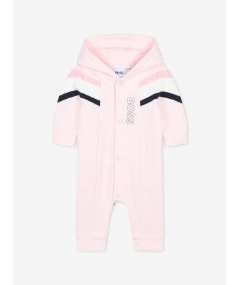 BOSS Baby Girls Hooded All In One in Pink JUSQU'A -70%! 