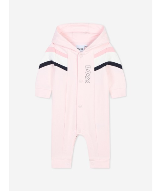 BOSS Baby Girls Hooded All In One in Pink JUSQU'A -70%! 