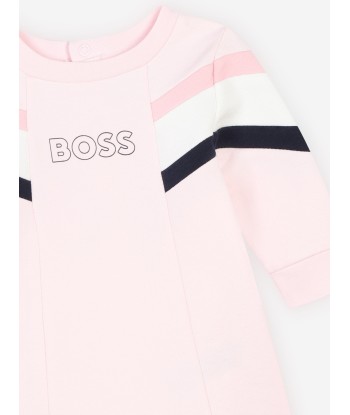 BOSS Baby Girls Jersey Dress in Pink Livraison rapide