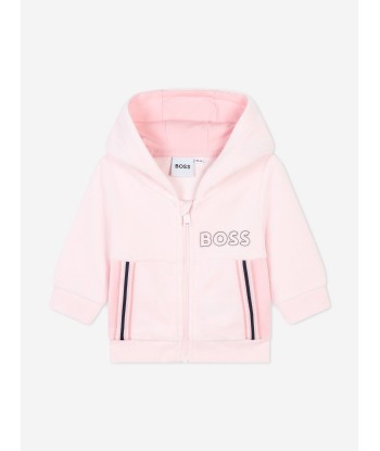 BOSS Baby Girls Logo Tracksuit in Pink pas chere