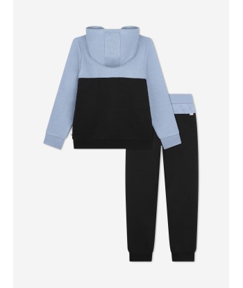 BOSS Boys Colourblock Tracksuit in Black de pas cher