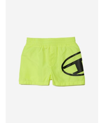 Diesel Baby Boys Logo Swim Shorts in Yellow Venez acheter