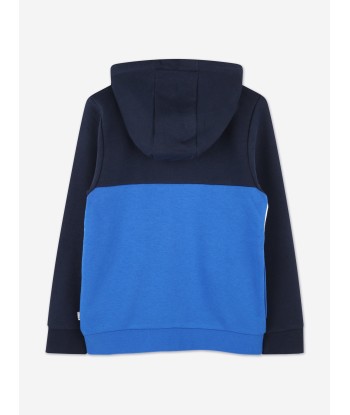 BOSS Boys Colourblock Tracksuit in Navy destockage