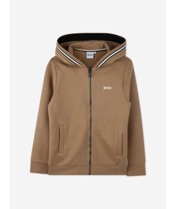 BOSS Boys Logo Tracksuit in Brown Amélioration de cerveau avec