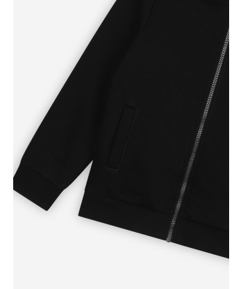 BOSS Boys Logo Zip Up Top in Black Jusqu'à 80% De Réduction