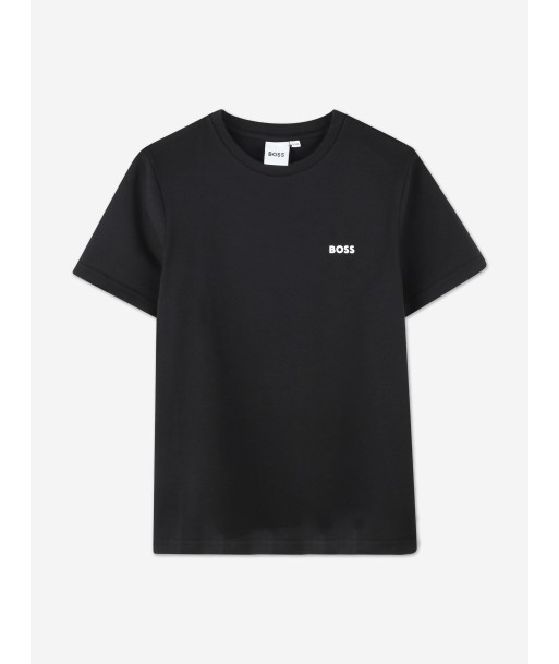 BOSS Boys Set Of 2 T-Shirts in Black À commander