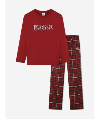 BOSS Boys Pyjamas Set in Brown soldes