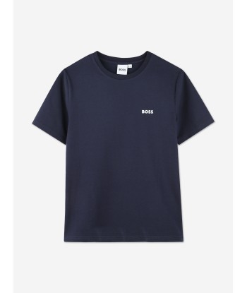 BOSS Boys Set Of 2 T-Shirts in Navy Vous souhaitez 