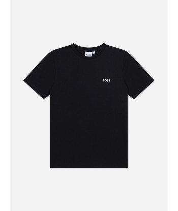 BOSS Boys Set Of 2 T-Shirts in Black 2024