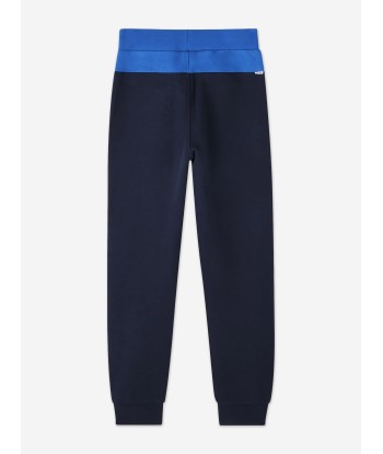 BOSS Boys Colourblock Joggers in Navy des créatures d'habitude