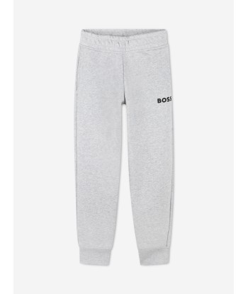 BOSS Boys Logo Joggers in Grey prix