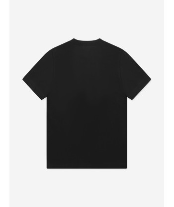 Dsquared2 Kids Logo Print T-Shirt in Black de l' environnement