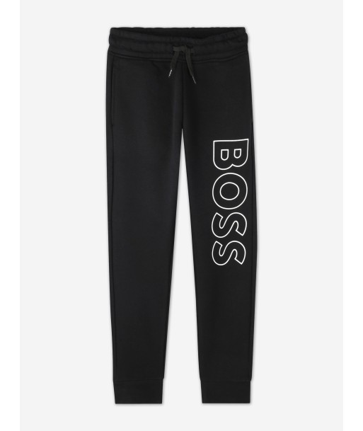 BOSS Boys Logo Print Joggers in Black vous aussi creer 