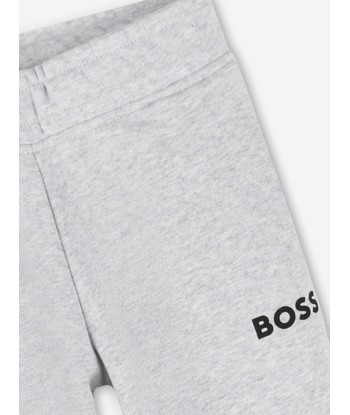 BOSS Boys Logo Joggers in Grey prix