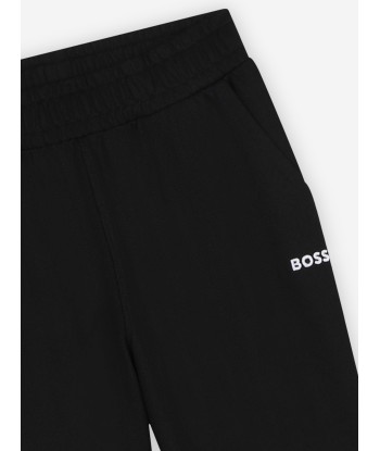 BOSS Boys Logo Joggers in Black d'Europe débarque