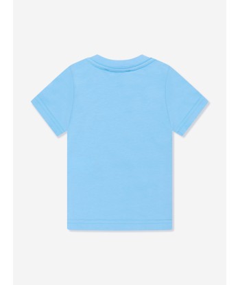 Dsquared2 Baby Rounded Logo T-Shirt in Blue l'évolution des habitudes 