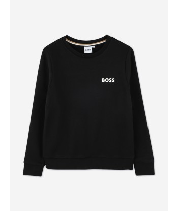 BOSS Boys Logo Tracksuit in Black Les magasins à Paris et en Île-de-France