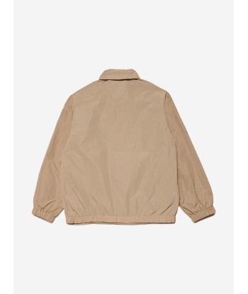 Dsquared2 Boys Logo Jacket in Beige les ligaments