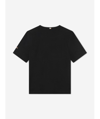 BOSS Boys Double B Logo T-Shirt in Black En savoir plus