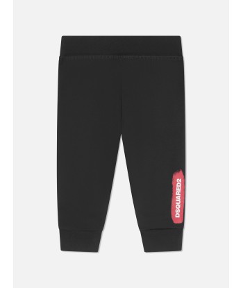 Dsquared2 Baby Logo Joggers in Black chez Cornerstreet bien 