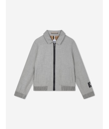 BOSS Boys Suit Jacket in Grey en ligne