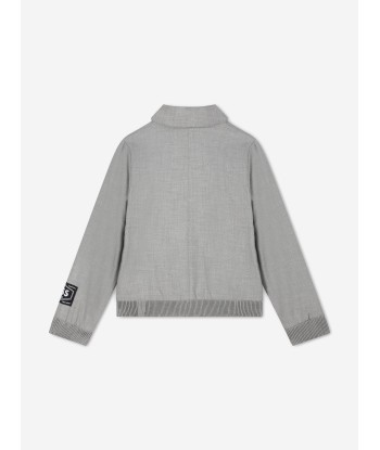 BOSS Boys Suit Jacket in Grey en ligne