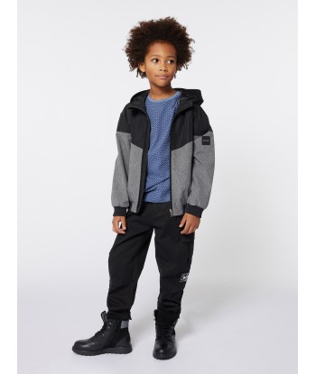 BOSS Boys Two-Tone Windbreaker Black Comparez et commandez 