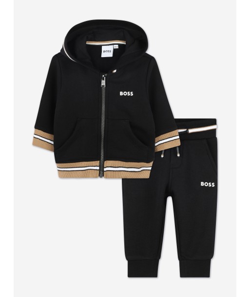 BOSS Baby Boys Logo Print Tracksuit in Black en ligne des produits 