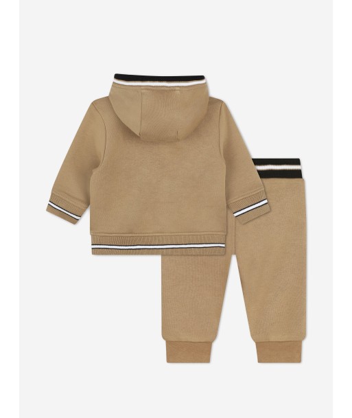 BOSS Baby Boys Logo Print Tracksuit in Brown sur le site 