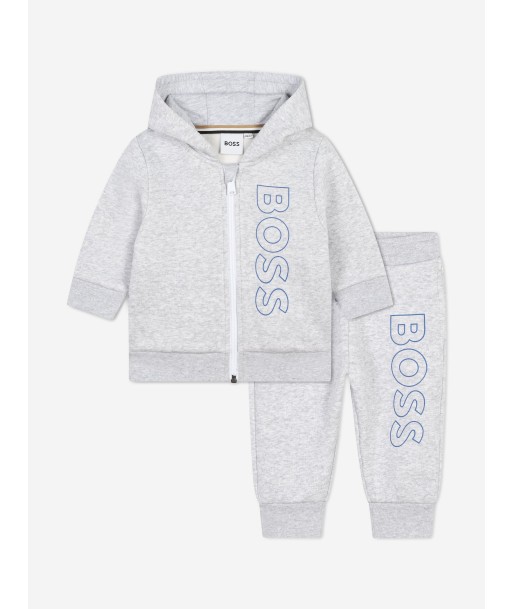 BOSS Baby Boys L:ogo Tracksuit in Grey En savoir plus