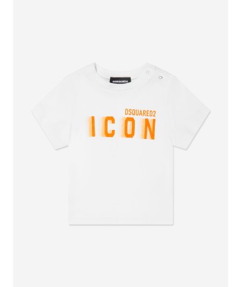 Dsquared2 Baby Icon Short Set in White Economisez 