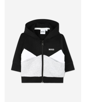 BOSS Baby Boys Colourblock Tracksuit in Black pas cher chine