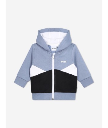 BOSS Baby Boys Colourblock Tracksuit in Grey Les êtres humains sont 