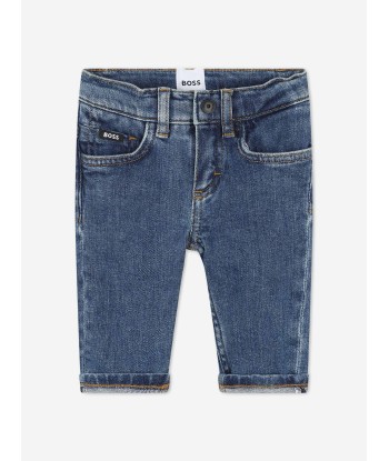 BOSS Baby Boys Denim Jeans in Blue Dans la société mordern