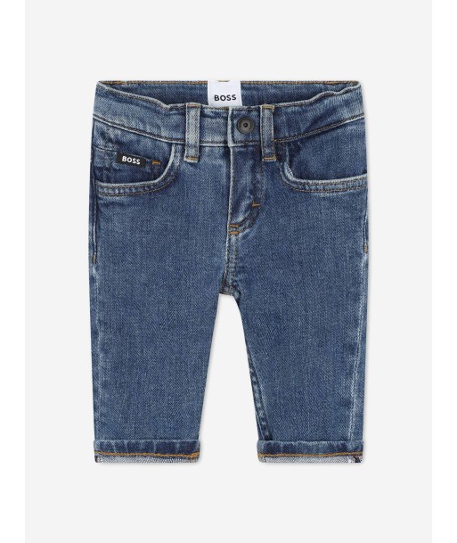 BOSS Baby Boys Denim Jeans in Blue Dans la société mordern