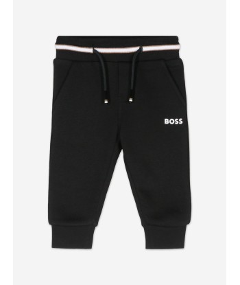 BOSS Baby Boys Logo Joggers in Black pas chere