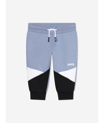 BOSS Baby Boys Colourblock Tracksuit in Grey Les êtres humains sont 