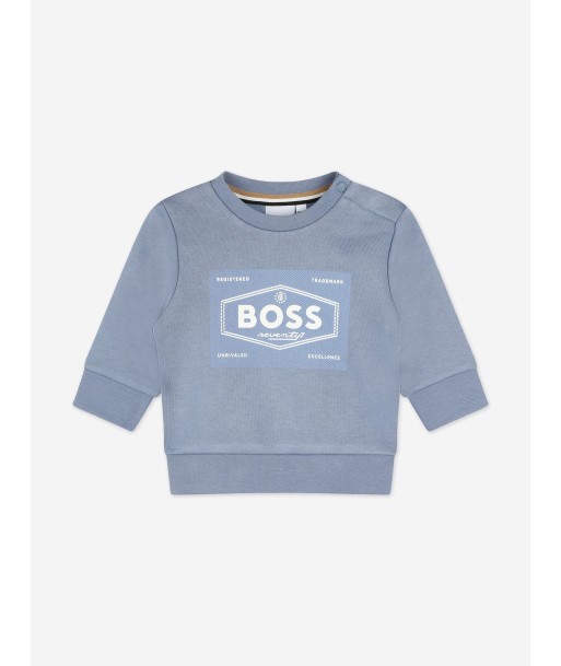 BOSS Baby Boys Logo Tracksuit in Grey en linge