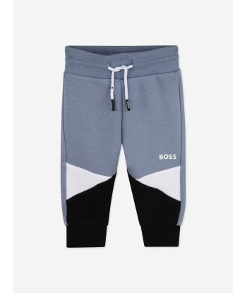 BOSS Baby Boys Logo Tracksuit in Grey en linge