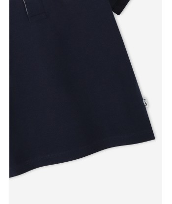 BOSS Baby Boys Colourblock Polo Shirt in Navy s'inspire de l'anatomie humaine