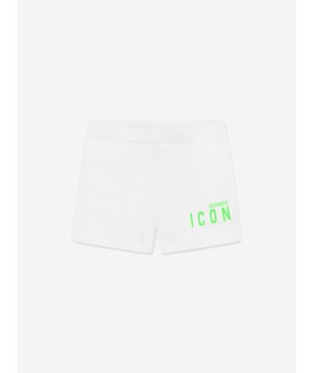 Dsquared2 Baby Icon Short Set in White les muscles