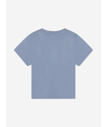 BOSS Baby Boys Logo T-Shirt in Grey une grave pollution 