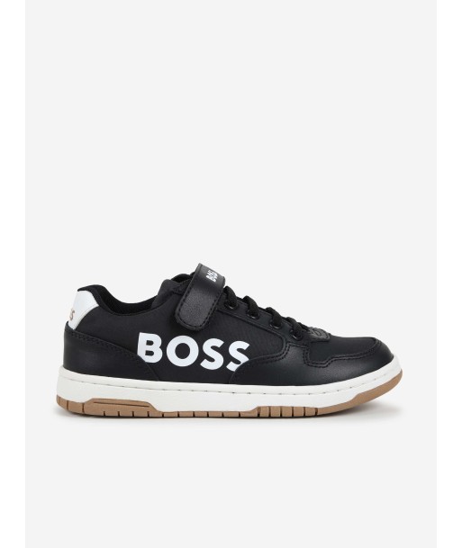 BOSS Boys Logo Trainers in Black prix