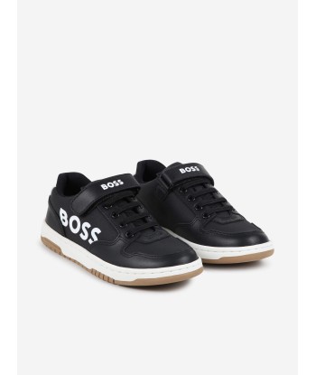 BOSS Boys Logo Trainers in Black prix